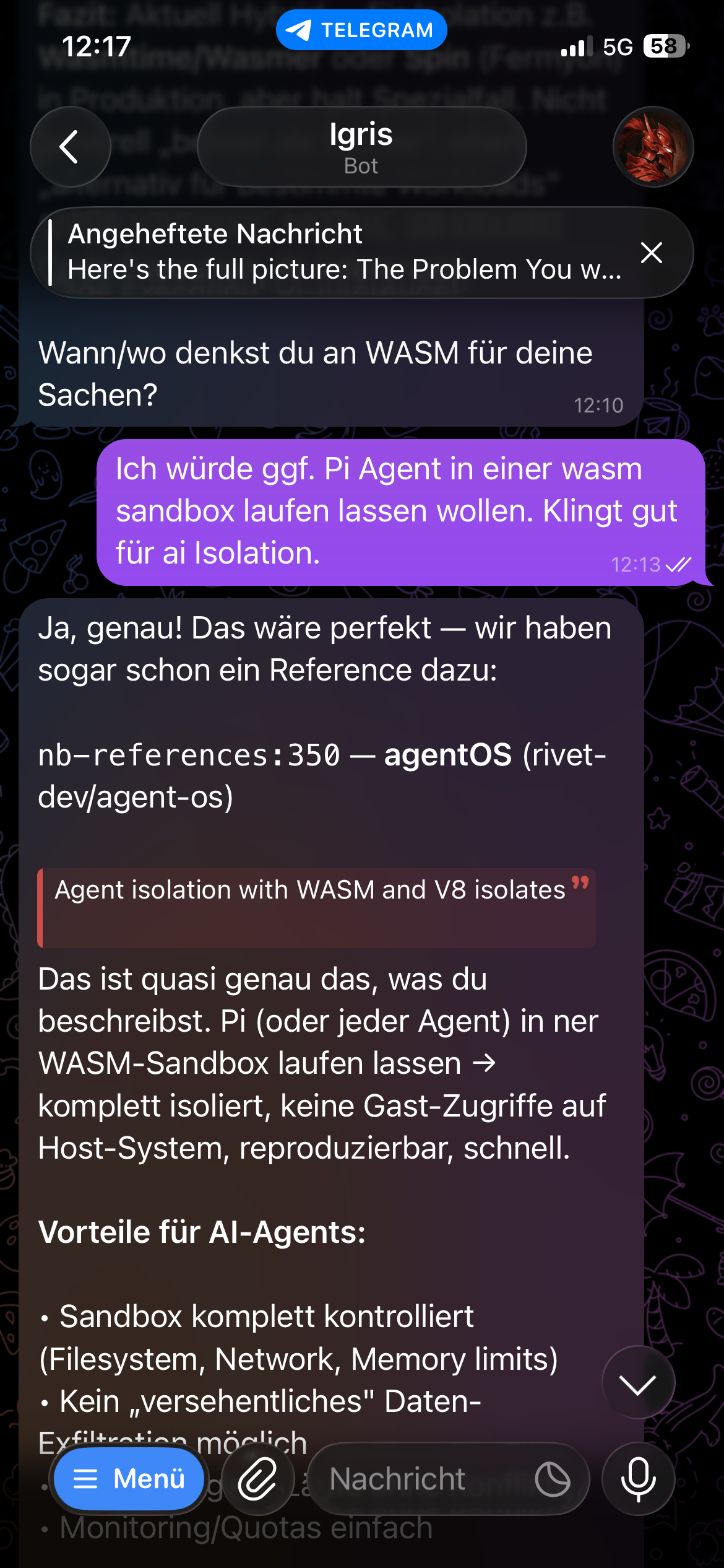 Agent successfully recalling a saved reference from nb
